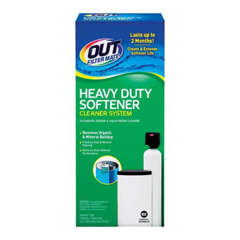 Out Filter Mate Heavy Duty Rust and Mineral Resistant Water Softener Cleaner Liquid 2 qt.