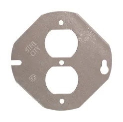 OUTLET BOX COVER FLAT 1G