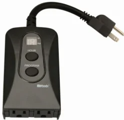 2-Outlet 24-Hour Digital Block Heater Timer