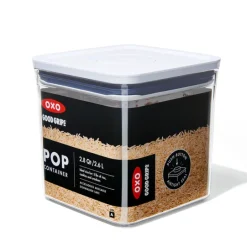 OXO Good Grips 2.8 qt. Pop Container 1 pk Clear and White