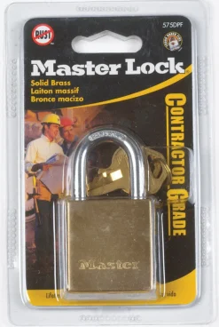 PADLOCK BRASS 1-1/2"5PIN