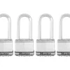 PADLOCK 2"LCK2.5"SKL 4PK
