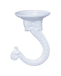 Panacea White Steel 2 in. H Sturdy Swag Hook 1 pk