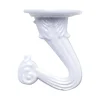 Panacea White Steel 1-1/2 in. H Sturdy Swag Hook 2 pk