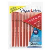 Papermate Write Bros Red Ball Point Pen 10 pk (Pack of 12)