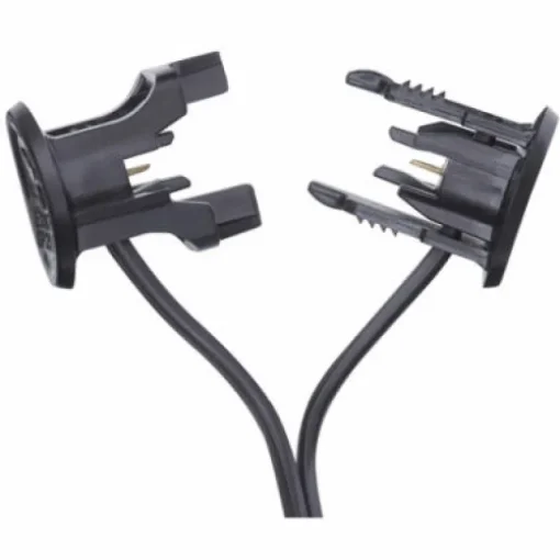 Paradise Plastic Black 12V Ergonomic Snap Fit Underground Clip Connector