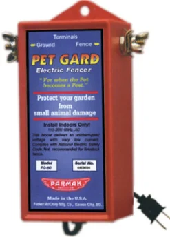 Parmak Precision Pet Gard Electric Fencer with Uninterrupted-Voltage 110 to 120V ac