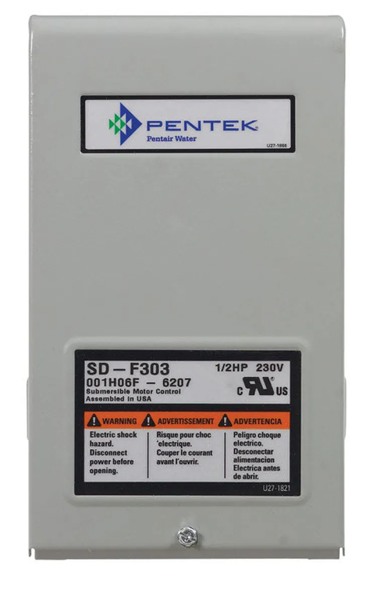 Parts 2O 3.4 in. H X 9 in. W X 5.2 in. L Pump Control Box