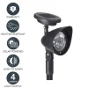 PATHWY LGT SLR BLK 7.5"H