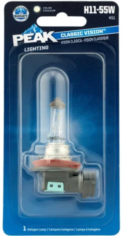 Peak Classic Vision Halogen High/Low Beam Automotive Bulb H11