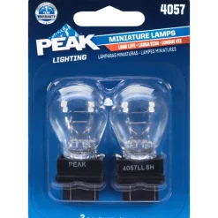 Peak Halogen Parking/Stop/Tail/Turn Miniature Automotive Bulb 4057
