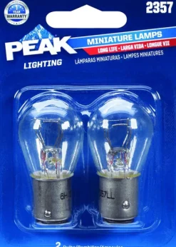 Peak Incandescent Parking/Stop/Tail/Turn Miniature Automotive Bulb 2357