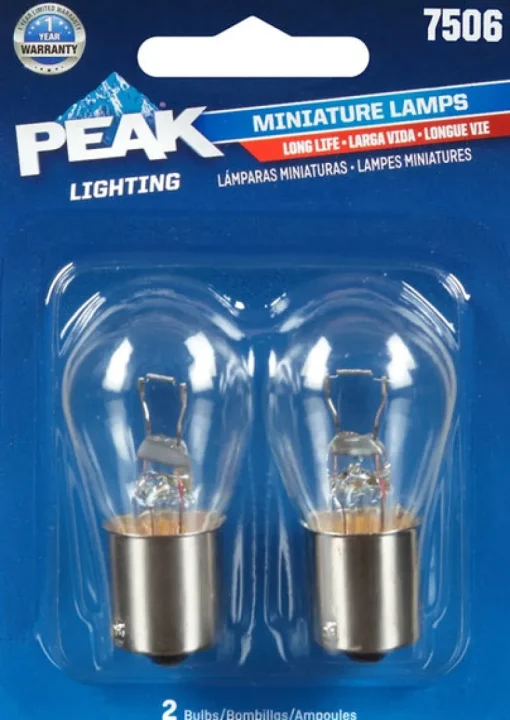 Peak Incandescent Parking/Stop/Tail/Turn Miniature Automotive Bulb 7506