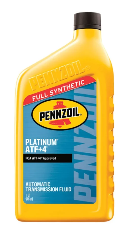Pennzoil Platinum ATF+4 Grade Automatic Synthetic Transmission Fluid 1 qt. (Pack of 6)