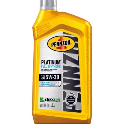 PENNZOIL Platinum 5W-30 4 Cycle Engine Synthetic Motor Oil 1 qt. (Pack of 6)