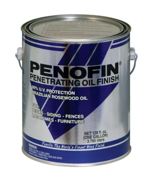 Penofin Blue Semi-Transparent Western Red Cedar Oil-Based Wood Stain 1 gal. (Pack of 4)