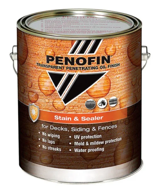 Penofin Semi-Transparent Matte Dark Walnut Oil-Based Stain and Sealer 1 gal. (Pack of 4)
