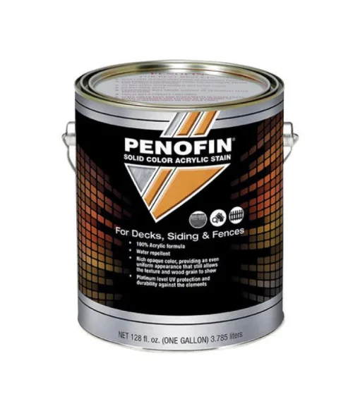 Penofin Solid Tintable Medium Acrylic Deck, Siding and Fence Stain 1 gal. (Pack of 4)