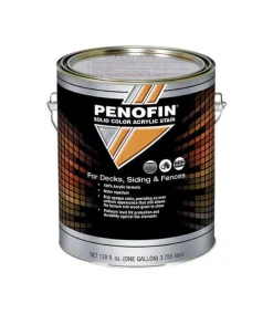 Penofin Solid Tintable White White Acrylic Deck, Siding and Fence Stain 1 gal. (Pack of 4)