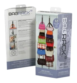 Perfect Curve 77 in. H X 3 in. W X 3 in. L Plastic Bag Rack