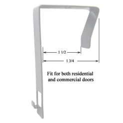Perfect Curve 77 in. H X 2-1/2 in. W X 3 in. L Plastic Cap Rack
