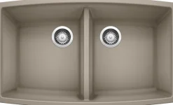 Performa Equal Double Bowl - Truffle