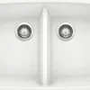 Performa Equal Double Bowl - White