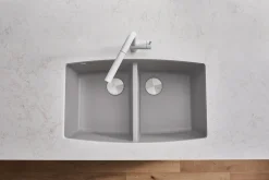 Performa Equal Double Bowl - Concrete Gray