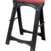 Performance Tool 30 in. H X 22-3/8 in. W X 16-1/2 in. D Adjustable Sawhorse Set 300 lb. cap. 2 pc