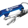 Performance Tool Aluminum Blue Screwdriver Set Keychain