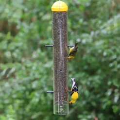 Perky-Pet Finch 2 lb Plastic Upside-Down Bird Feeder 6 ports