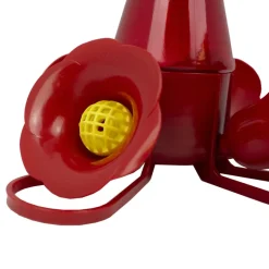 Perky-Pet Hummingbird 8 oz Plastic Pinch Waist Nectar Bird Feeder 4 ports