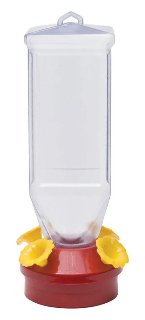 Perky-Pet Hummingbird 18 oz Plastic Lantern Nectar Bird Feeder 4 ports