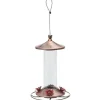 Perky-Pet Hummingbird 12 oz. Copper/Glass Nectar Feeder 4 ports (Pack of 2)
