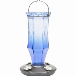 Perky-Pet Hummingbird 16 oz. Glass Nectar Feeder 4 ports (Pack of 2)