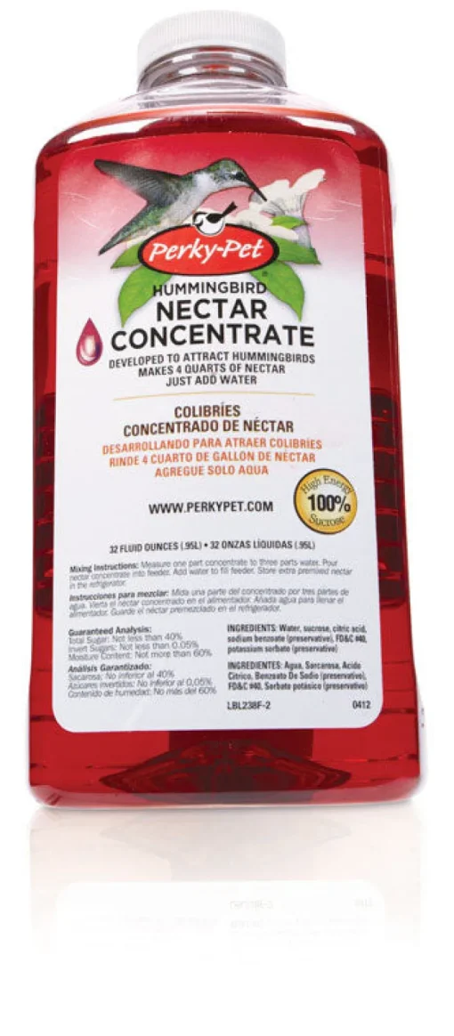 Perky-Pet Hummingbird Sucrose Nectar Concentrate 32 oz