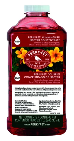 Perky-Pet Hummingbird Sucrose Nectar Concentrate 32 oz