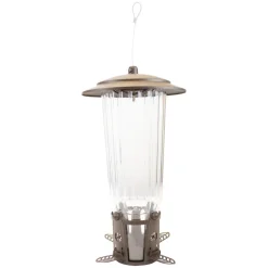Perky-Pet Squirrel-Be-Gone Wild Bird 4 lb. Plastic Max Bird Feeder 4 ports