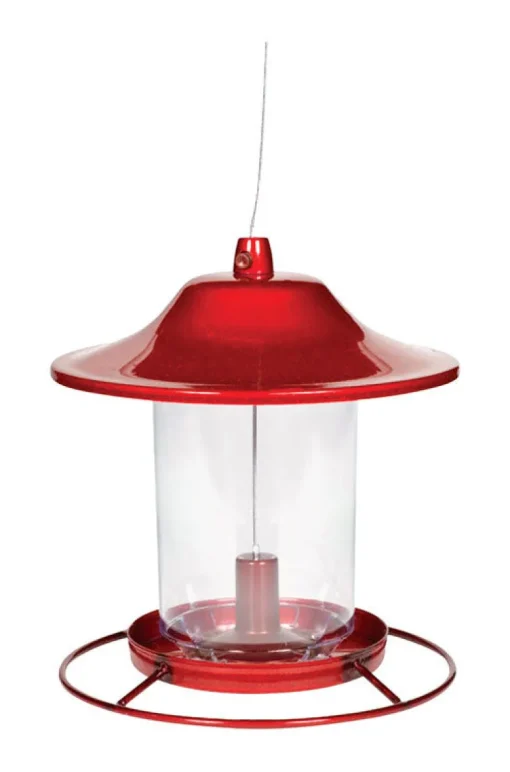 Perky-Pet Wild Bird 2 lb Metal/Plastic Panorama Bird Feeder 1 ports