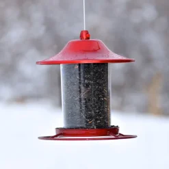 Perky-Pet Wild Bird 2 lb Metal/Plastic Panorama Bird Feeder 1 ports