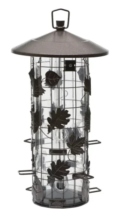 Perky-Pet Wild Bird 8 lb. Metal/Plastic Bird Feeder 9 ports