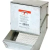 Pet Lodge Galvanized Steel Silver Rust Resistant Rabbit Feeder 7 H x 5 W x 5 D in.