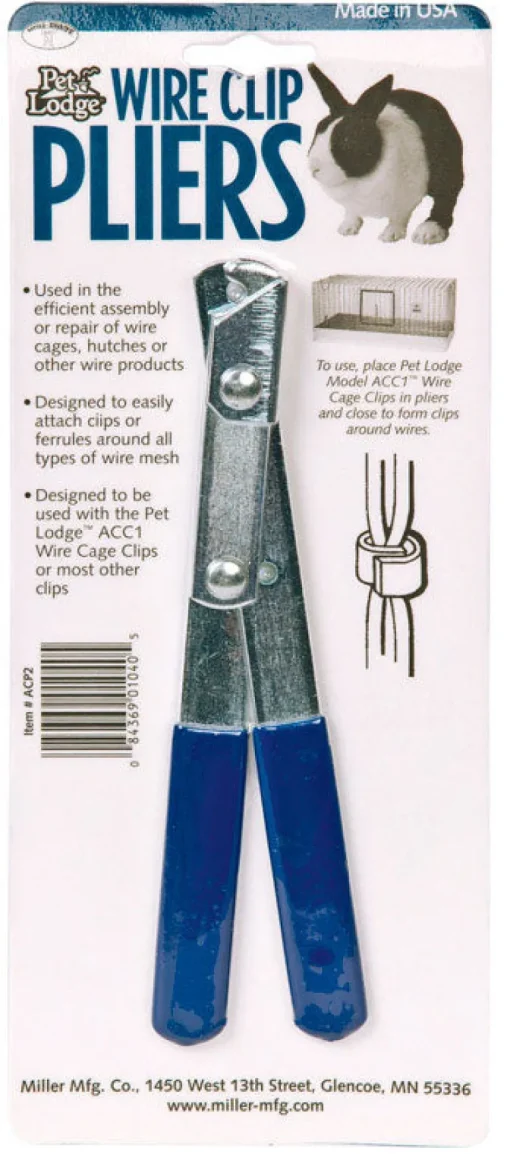 Pet Lodge Metal Wire Cage Clip Pliers Silver 7 in. H X 1 in. W X 6 in. D