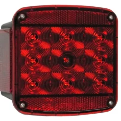 Peterson Red Square License/Stop/Tail LED Light
