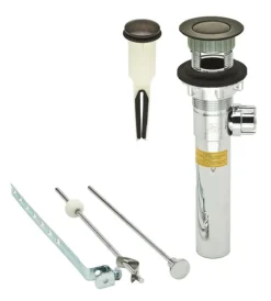 PF WaterWorks EasyPopUp 1.25 in. Dia. Plastic Pop-Up Drain