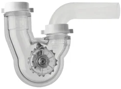 PF WaterWorks Plastic P-Trap 1-1/2 Dia. in. with Transparent Waste Arm