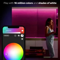 Philips Hue 40 in. L White LED Smart-Enabled Strip Light Extension 1 pk