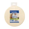 Plaid 0.25 in. H x 7 in. W x 7 in. L Natural Beige Wood Circle Plaque (Pack of 3)