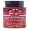 Plaid FolkArt Satin Apple Red Hobby Paint 2 oz. (Pack of 3)