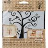Plaid FolkArt Tree Paste Stencil (Pack of 3)